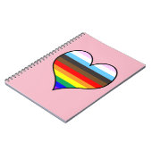 Rainbow Heart Notitieboek (Linkerzijde)