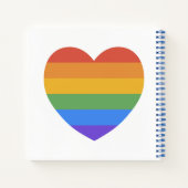 Rainbow Heart Notitieboek (Achterkant)