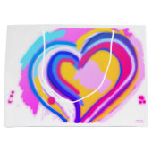 RAINBOW HEART ORIGINAL ART Cadeautas (Voorkant)