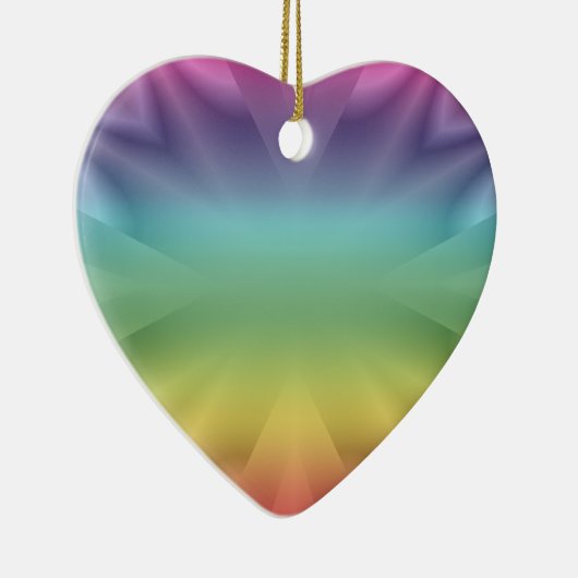 Rainbow Heart Ornament (Rechts)