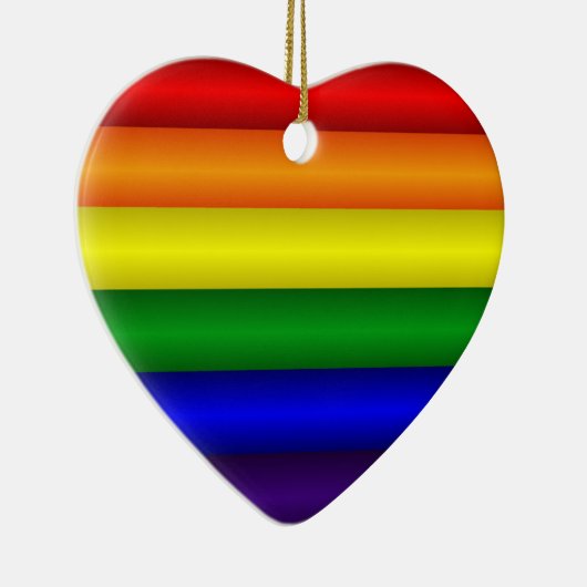 Rainbow Heart Ornament (Rechts)