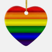 Rainbow Heart Ornament (Voorkant)