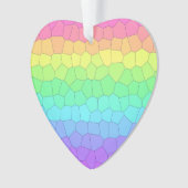 Rainbow Heart Ornament (voorkant)
