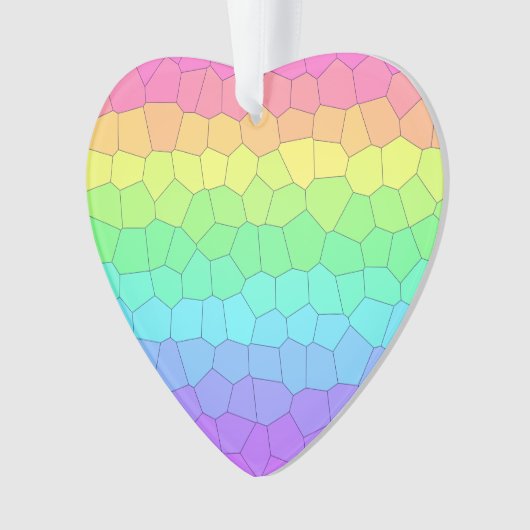 Rainbow Heart Ornament (voorkant)