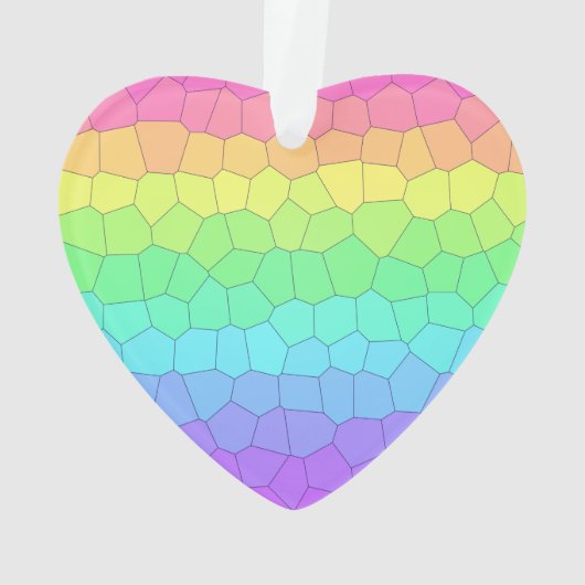 Rainbow Heart Ornament (achterkant)