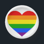 RAINBOW HEART" PAPIEREN BORDJE<br><div class="desc">RAINBOW HEART"-bord</div>