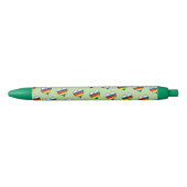 Rainbow Heart Pattern Black Ink Pen (Voorkant)