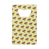 Rainbow Heart Pattern Creditkaart Flessenopener (Achterkant)