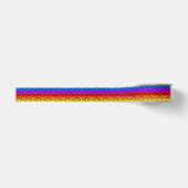 Rainbow Heart Pattern Grosgrain Lint (Voorkant)