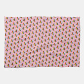 Rainbow Heart Pattern Kitchen Towel Theedoek (Horizontaal)