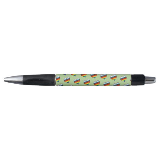 Rainbow Heart Pattern Pen (Voorkant)