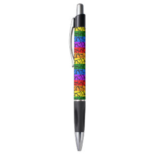 Rainbow Heart Pattern Pen
