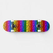Rainbow Heart Pattern Persoonlijk Skateboard (Horizontaal)