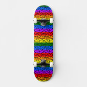Rainbow Heart Pattern Persoonlijk Skateboard (Voorkant)