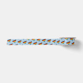 Rainbow Heart Pattern Satin Ribbon Satijnen Lint (Voorkant)