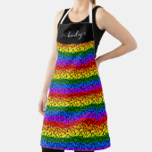 Rainbow Heart Pattern Schort (Insitu)