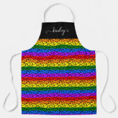 Rainbow Heart Pattern Schort (Voorkant)