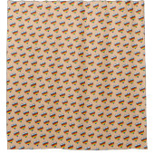 Rainbow Heart Pattern Shower Curtain Douchegordijn (Voorkant)