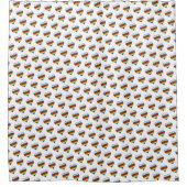 Rainbow Heart Pattern Shower Curtain Douchegordijn (Voorkant)