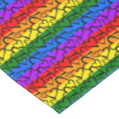Rainbow Heart Pattern Tafelkleed (Gekanteld)
