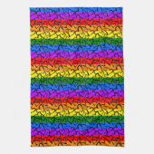 Rainbow Heart Pattern Theedoek (Verticaal)