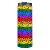Rainbow Heart Pattern Thermosbeker (Achterkant)