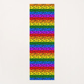 Rainbow Heart Pattern Yogamat (Voorkant)