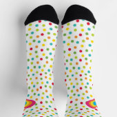 Rainbow Heart Polka Dots Sokken (Top)