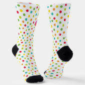 Rainbow Heart Polka Dots Sokken (Gebogen)
