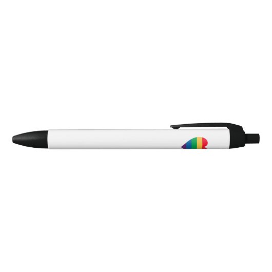 Rainbow Heart Pride Pen (Bovenkant)