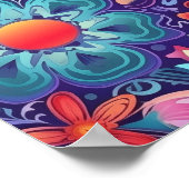 Rainbow Heart Pride-Poster Poster (Hoek)