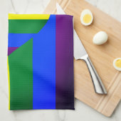 Rainbow Heart & Pride Rainbow Flag /LGBT gemeensch Theedoek (Quarter Fold)