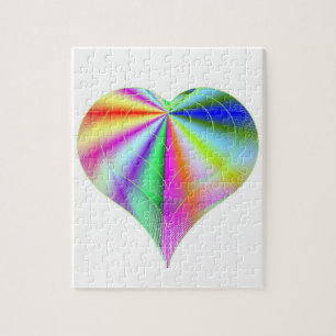 Rainbow Heart Puzzel Box Legpuzzel
