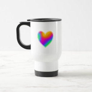 Rainbow Heart Reisbeker