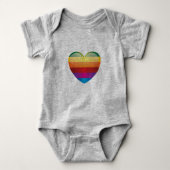 Rainbow Heart Romper (Voorkant)