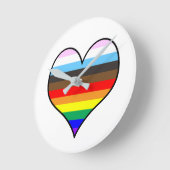 Rainbow Heart  Ronde Klok (Hoek)