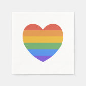 Rainbow Heart Servet (Voorkant)