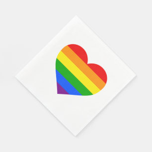 "RAINBOW HEART" SERVETTEN