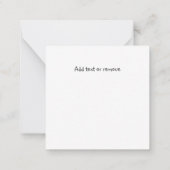 Rainbow Heart Shaped Heart Notitiekaartje (Achterkant)