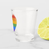 Rainbow Heart Shot Glas (Rechts)