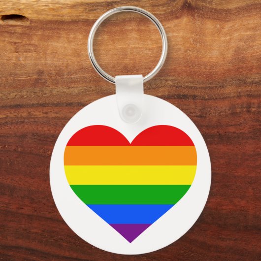 RAINBOW HEART SLEUTELHANGER (Voorkant)