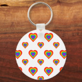 Rainbow Heart Sleutelhanger (Voorkant)