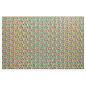 Rainbow Heart Spirit Words Fabric Art Material Stof (Yard (91,4 cm))