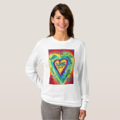 Rainbow Heart Spirit Words Shirt (voorzijde) (Voorkant volledig)