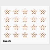 Rainbow Heart Ster Sticker (Vel)