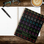 Rainbow Heart Stethoscope Planner