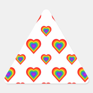Rainbow Heart Sticker