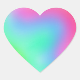 Rainbow Heart Sticker