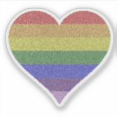 RAINBOW HEART STICKER (Voorkant)