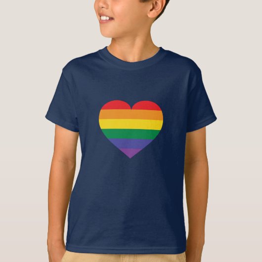 Rainbow Heart T-shirt (Voorkant)